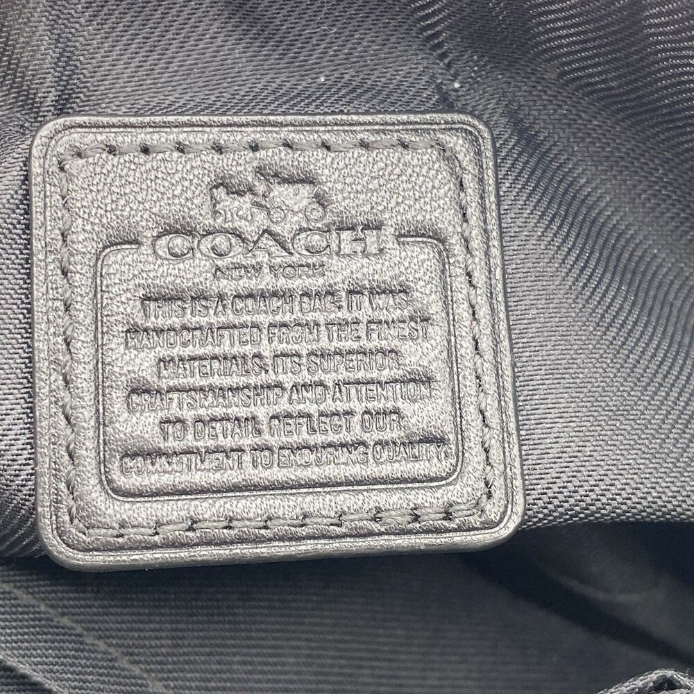 Coach Hawk Feather Print Crossgrain Leather Corner Zip Wristlet‎ - Picture 7 of 14